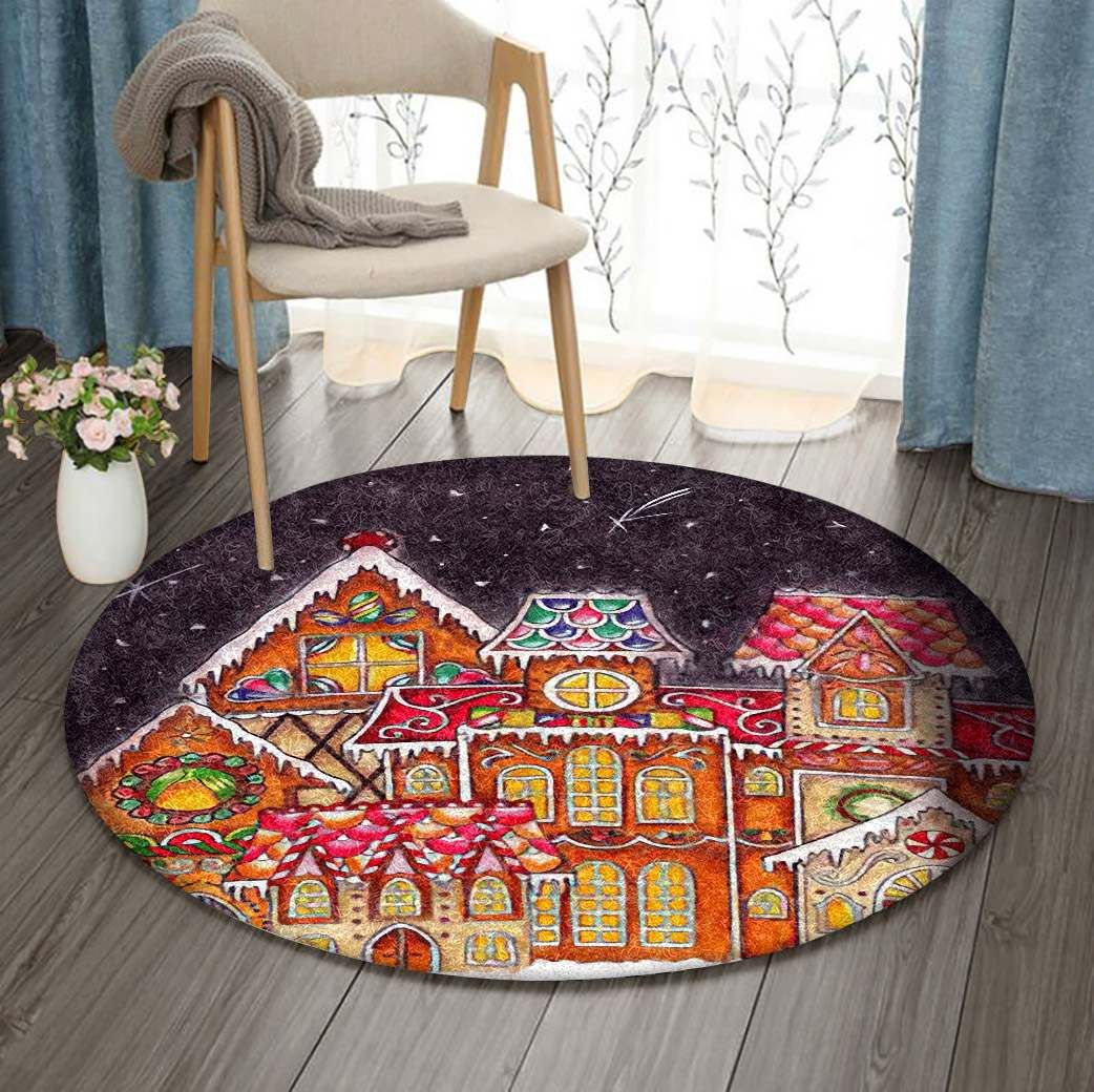 Candy House Round Carpet