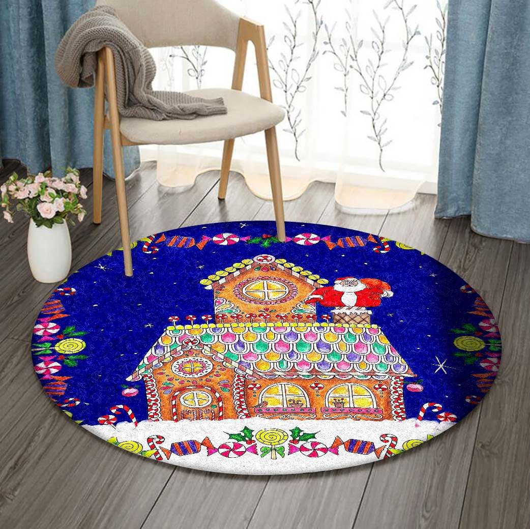 Candy House Round Carpet