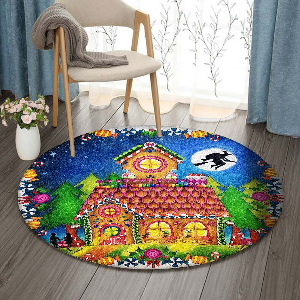 Candy House Round Carpet
