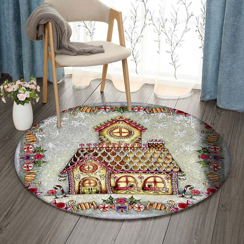 Candy House Round Carpet