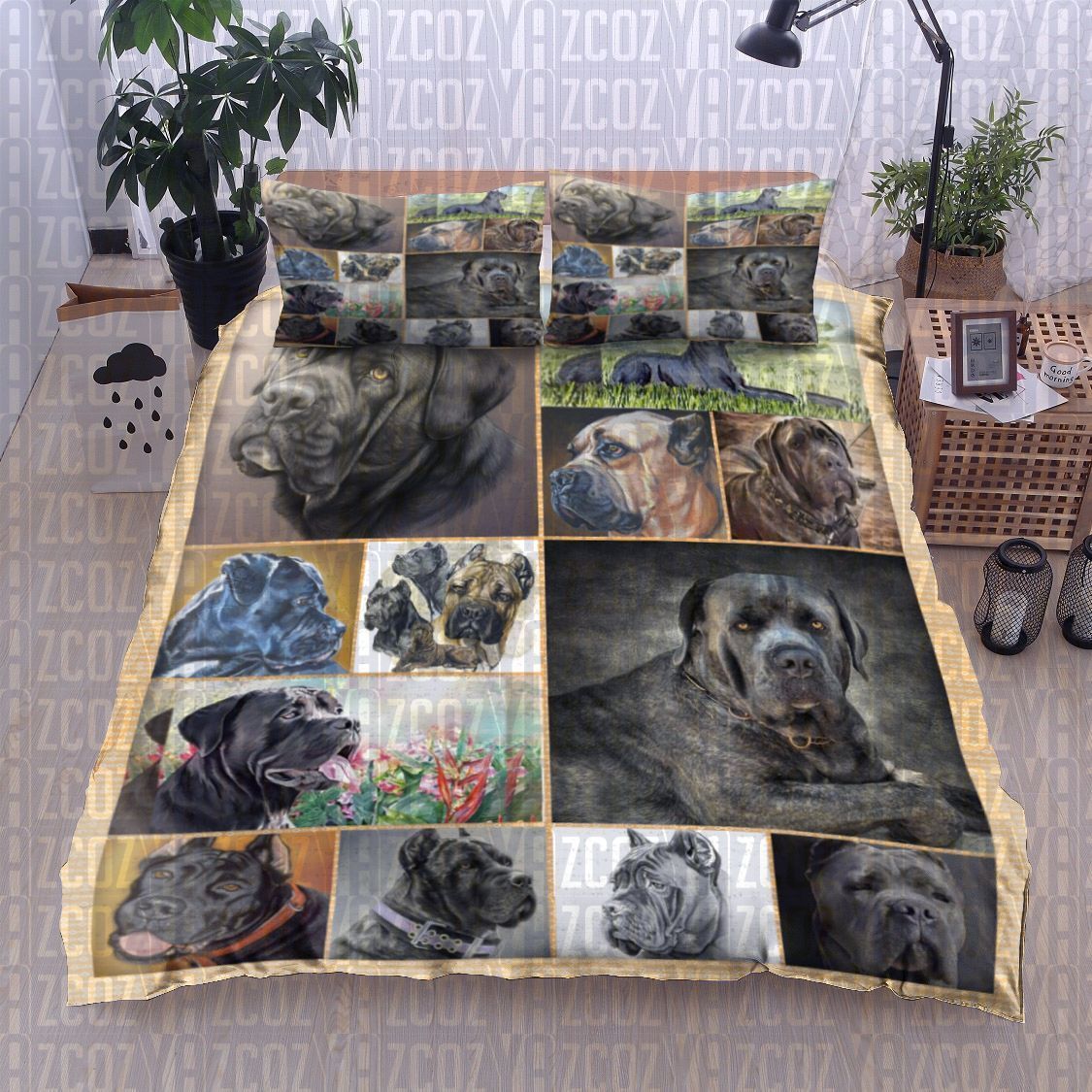 Cane Corso Dog Bedding Set