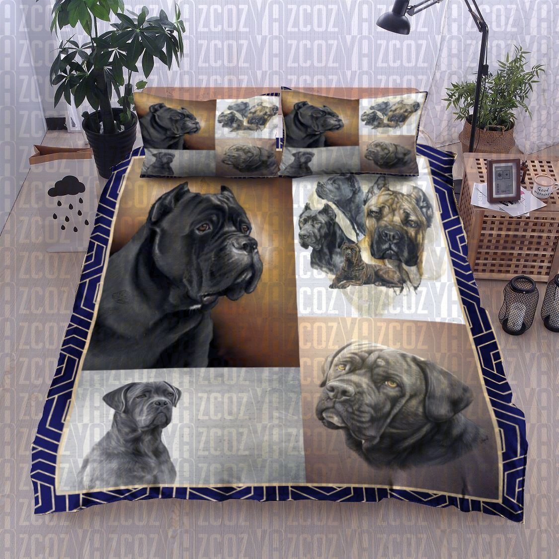 Cane Corso Dog Bedding Set