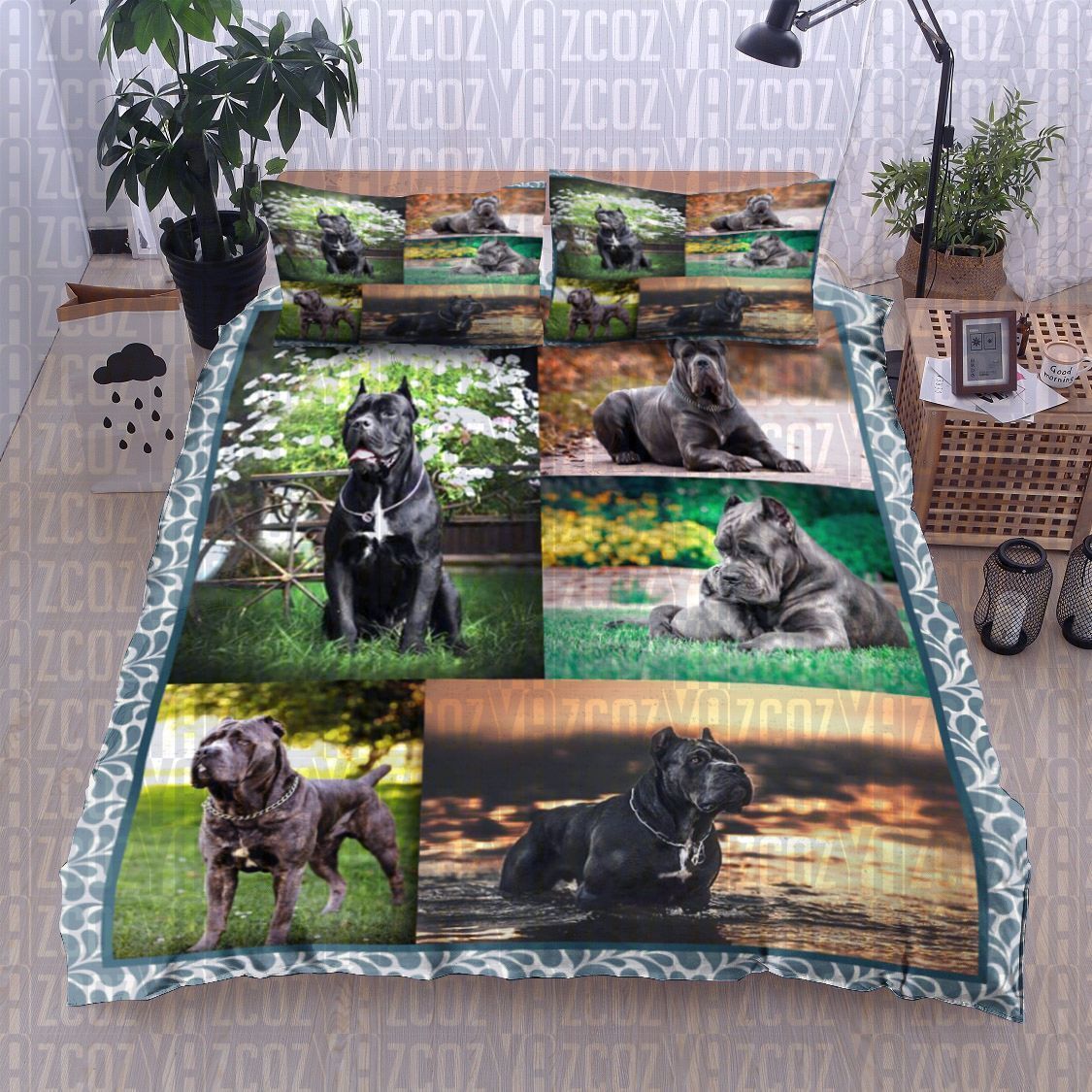 Cane Corso Dog Bedding Set