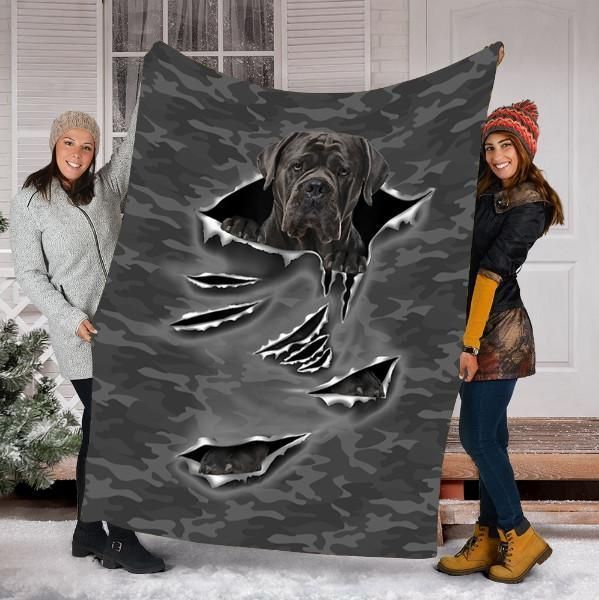 Cane Corso Dog Sherpa Fleece Blanket