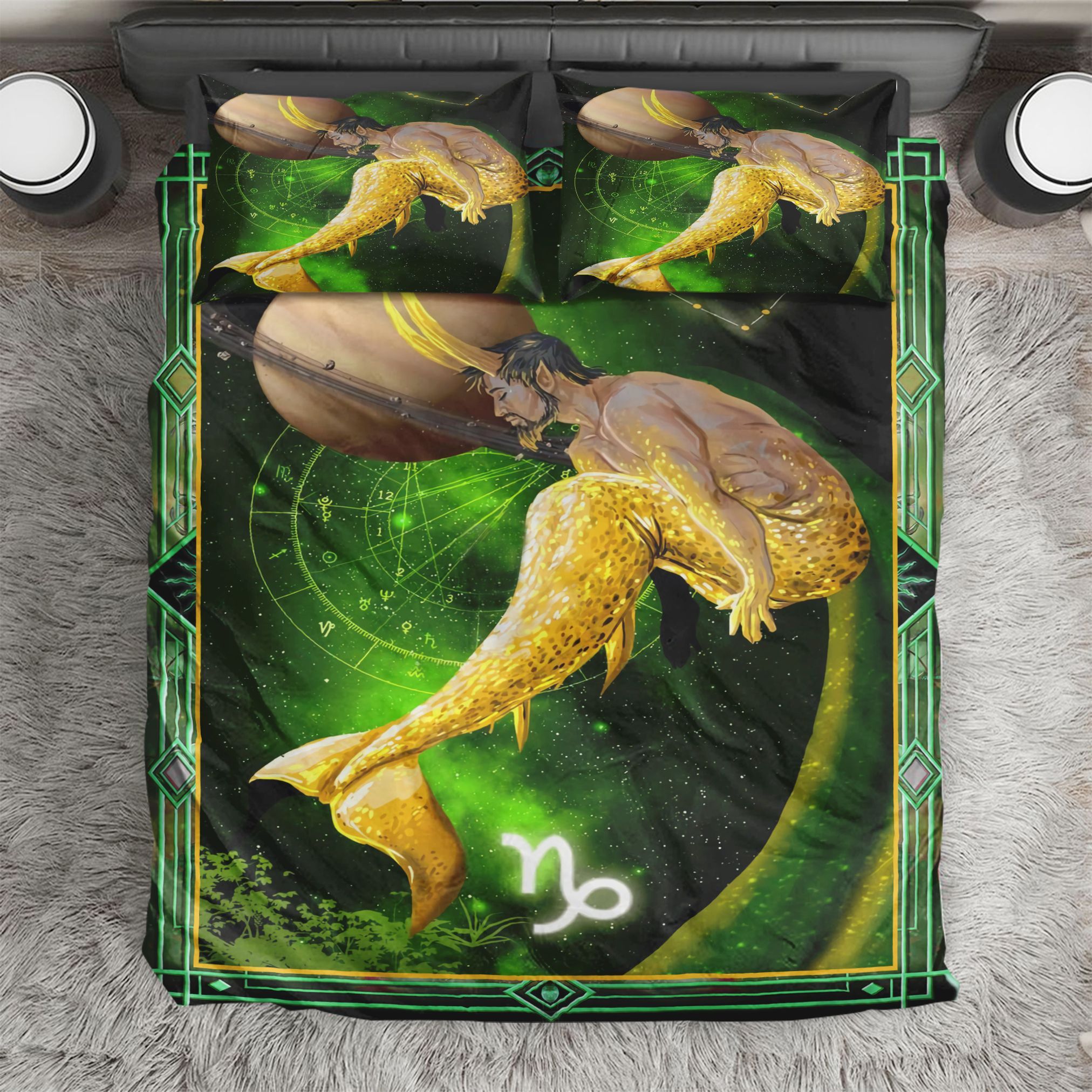 Capricorn Zodiac Bedding Set