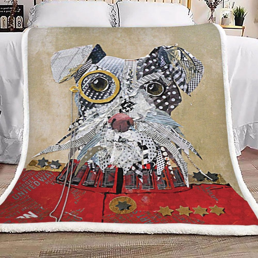 Captain Dog Sherpa Fleece Blanket