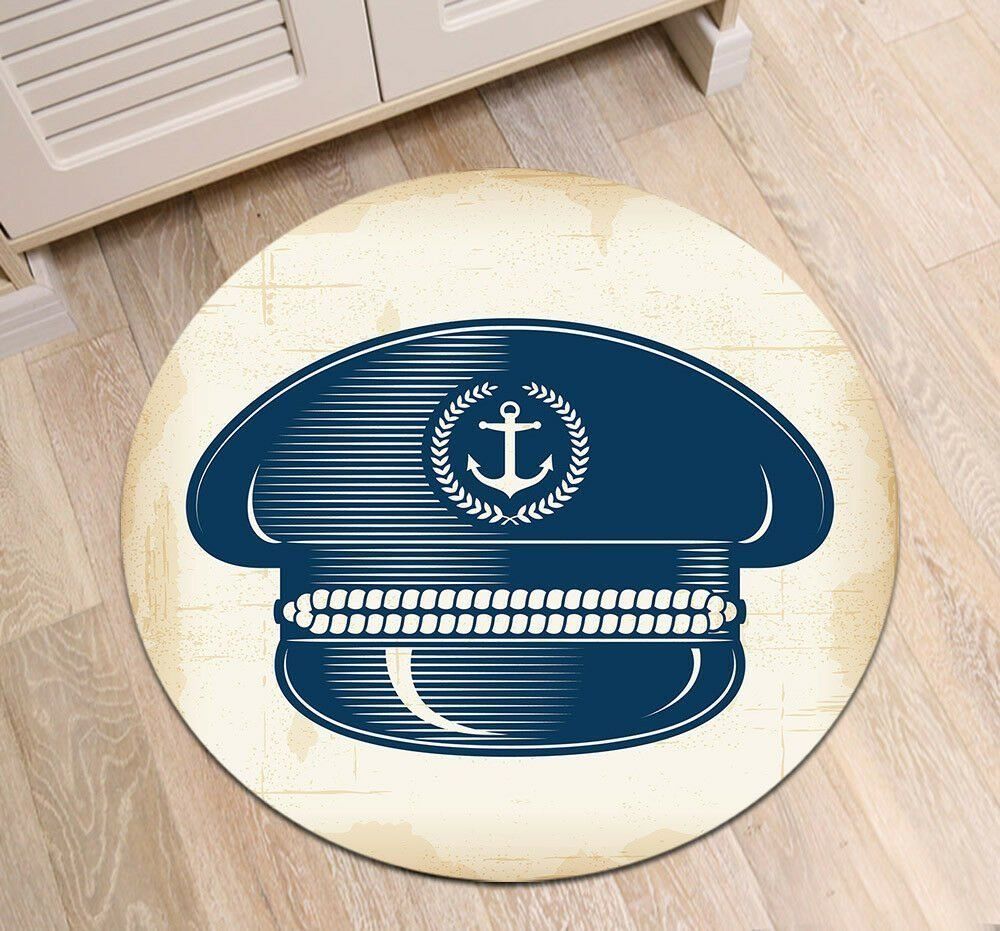 Captain Hat Round Carpet
