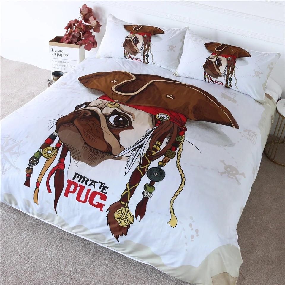 Captain Jack Pug Bedding Set