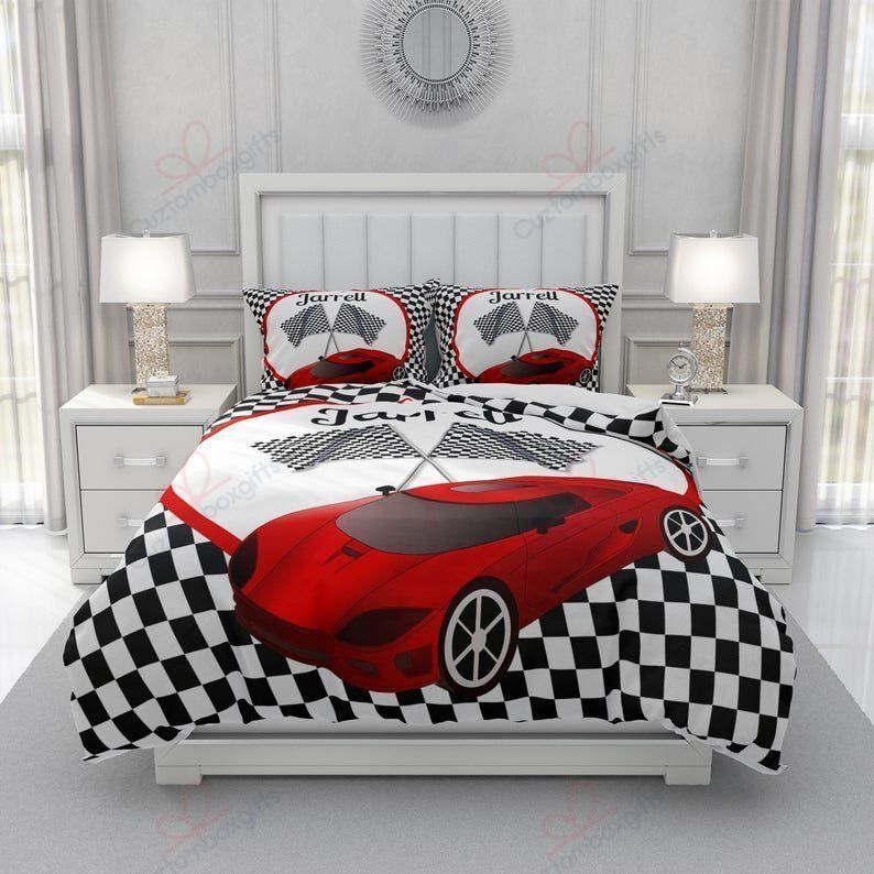 Car Racing Bedding Set