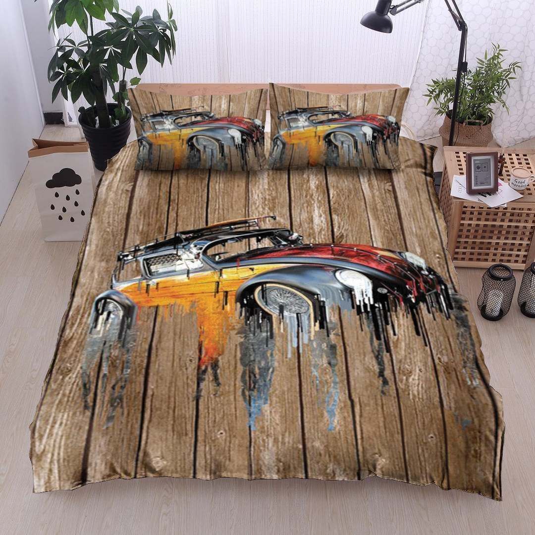 Car Wood Bedding Set
