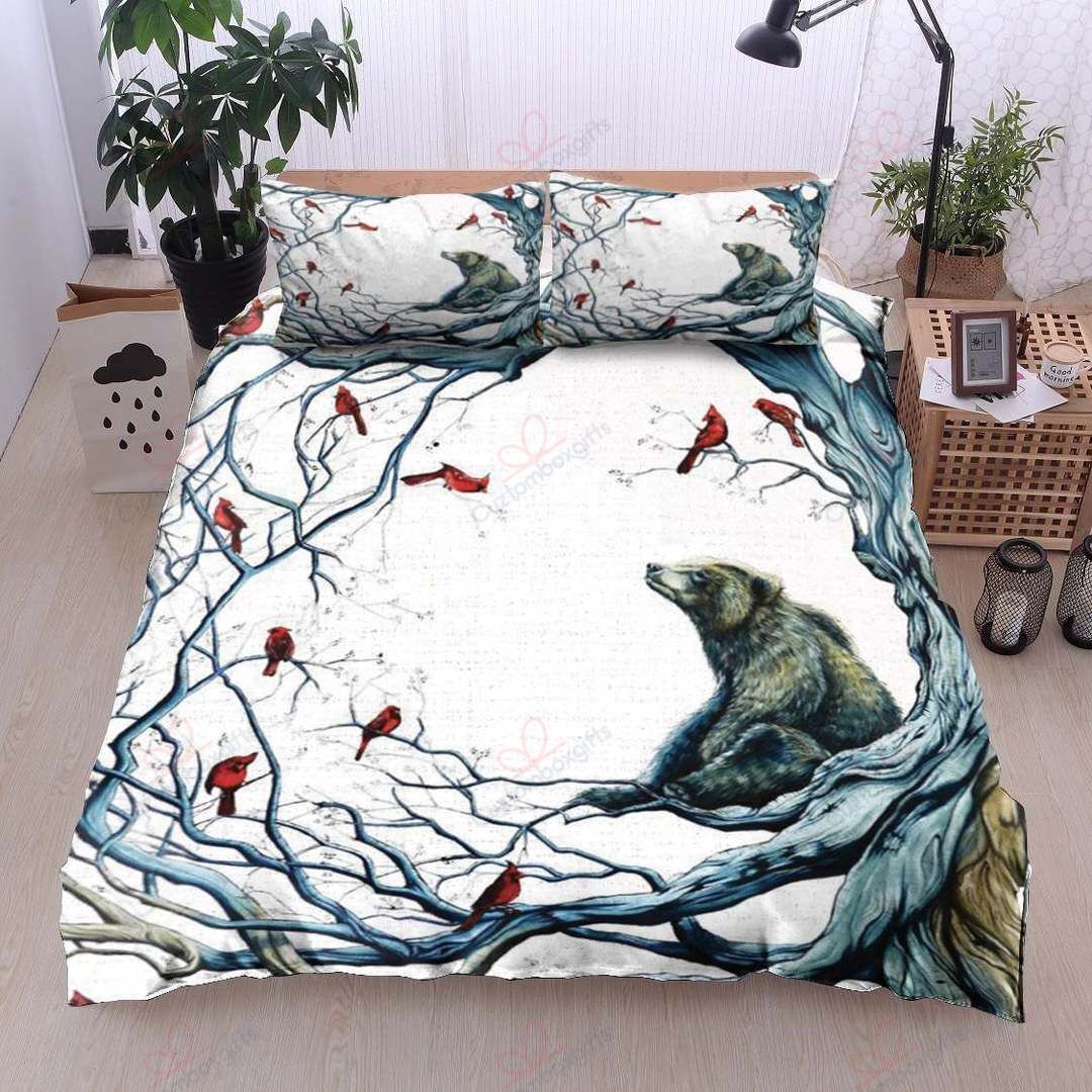 Cardinal Bear Bedding Set