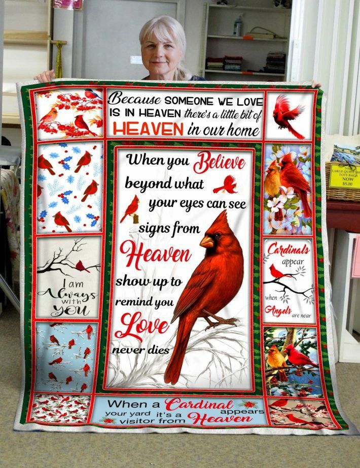 Cardinal Bird DPC280908 Quilt Blanket