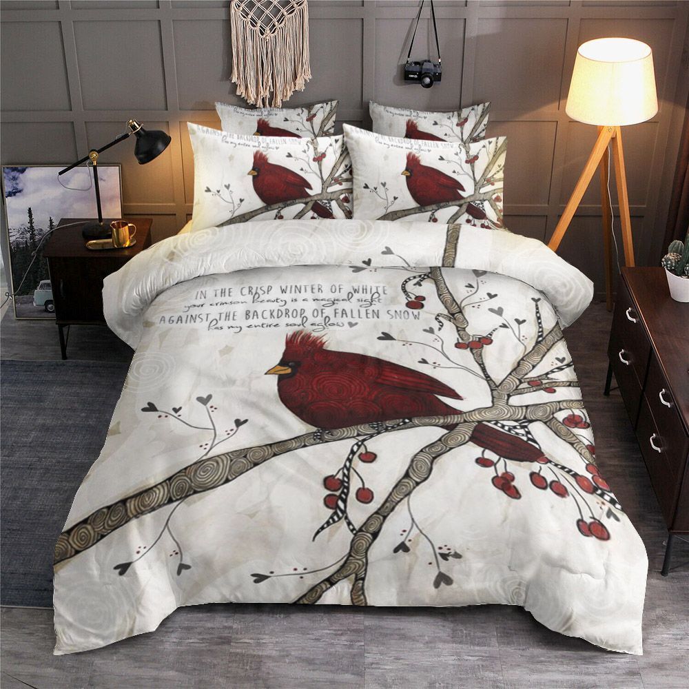Cardinal Bird Bedding Set
