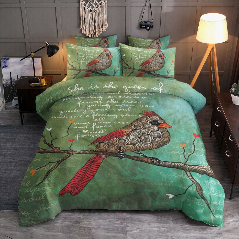 Cardinal Bird Bedding Set