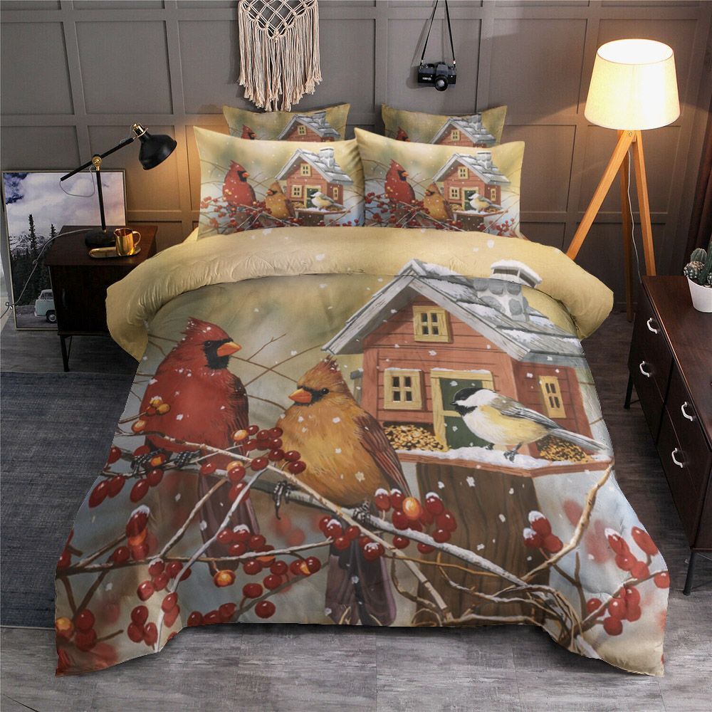 Cardinal Bird Bedding Set