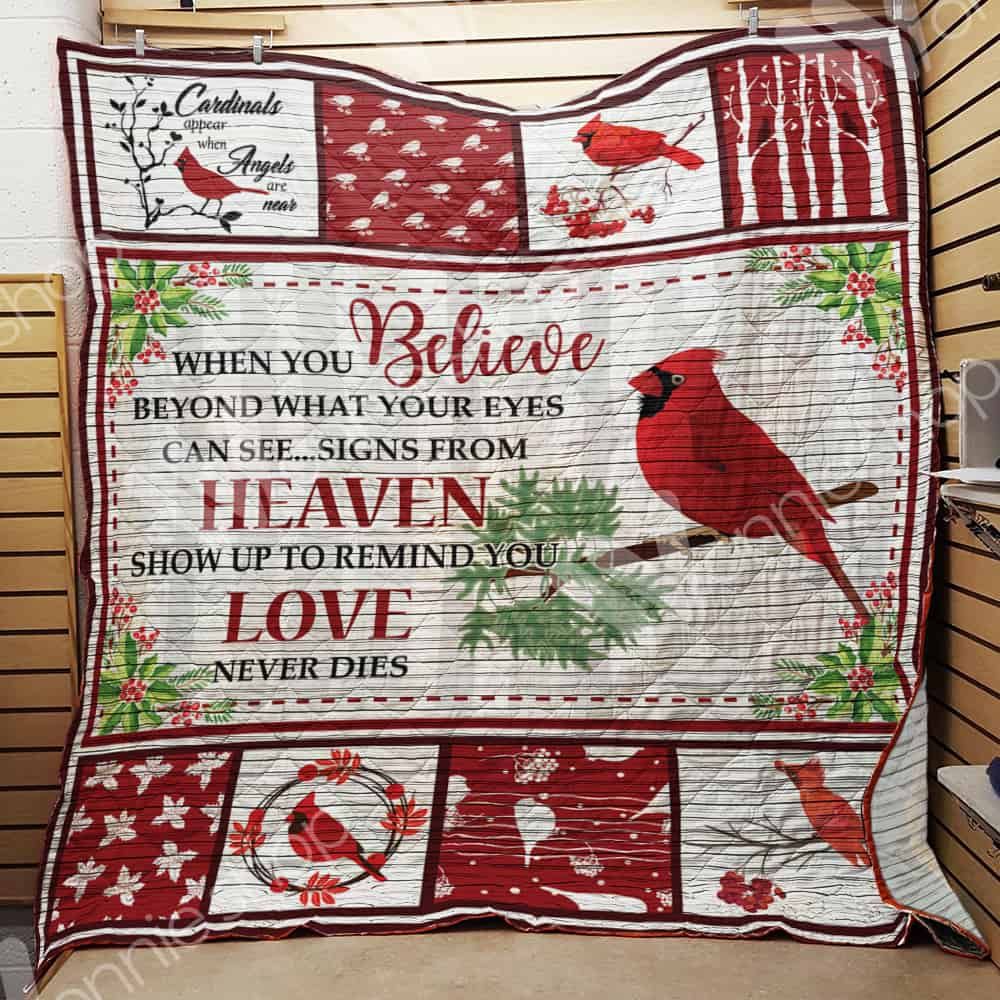 Cardinal Bird Quilt Blanket DHC03021085TD