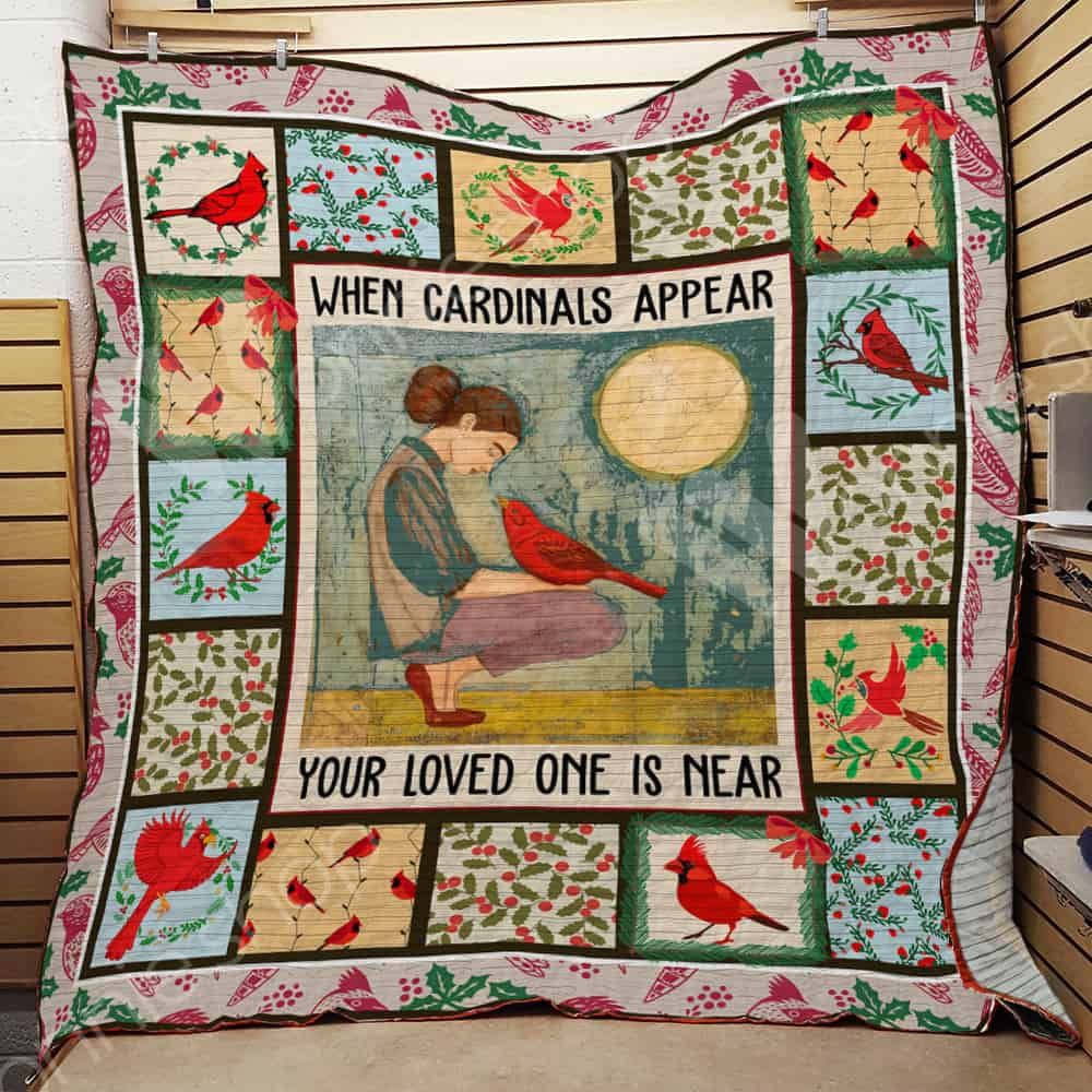 Cardinal Bird Quilt Blanket DHC03021097TD