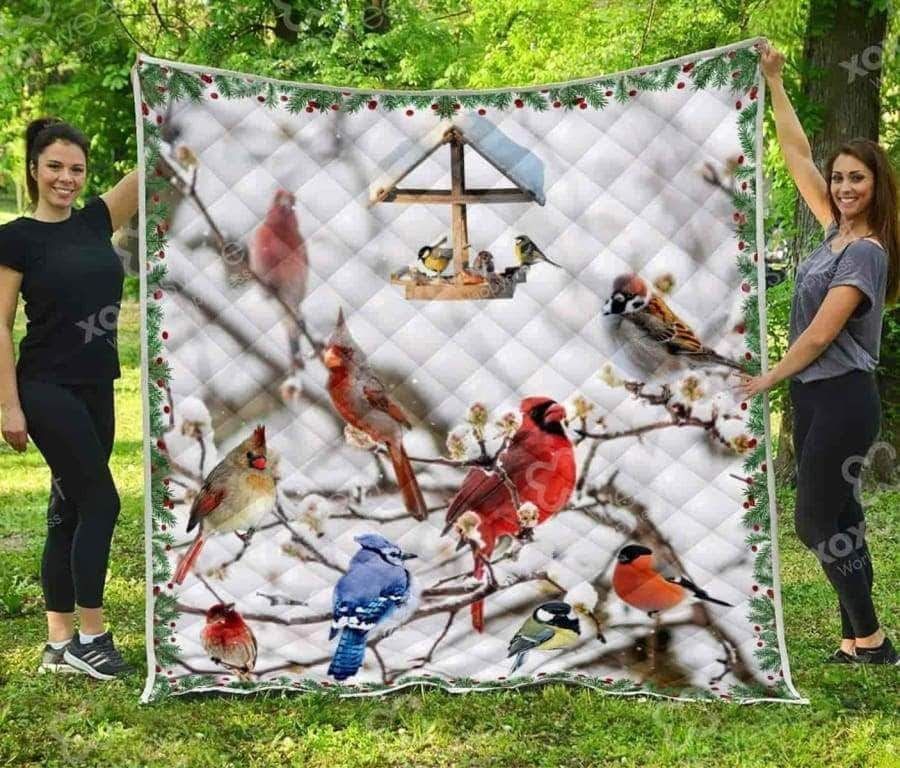 Cardinal Birdsd CL05100013MDQ Quilt Blanket