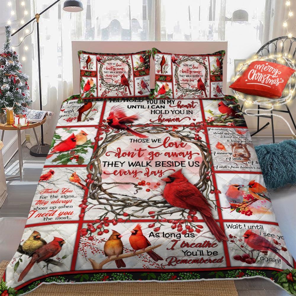 Cardinal Christmas Bedding Set