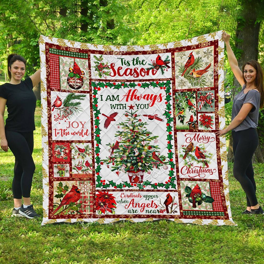 Cardinal Christmas DAC261012 Quilt Blanket