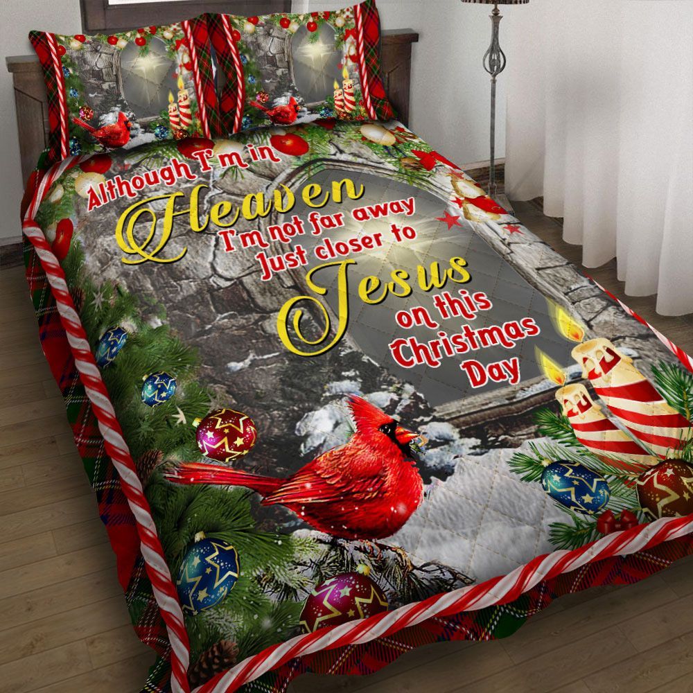 Cardinal Christmas Bedding Set