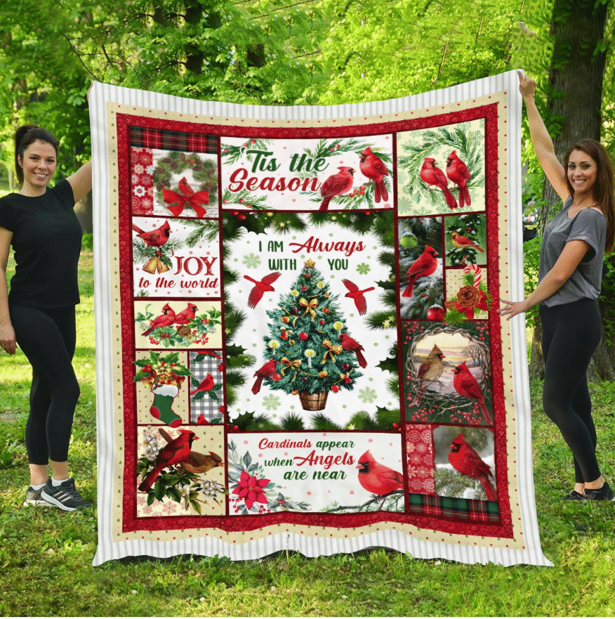 Cardinal Christmas DPC131103 Quilt Blanket