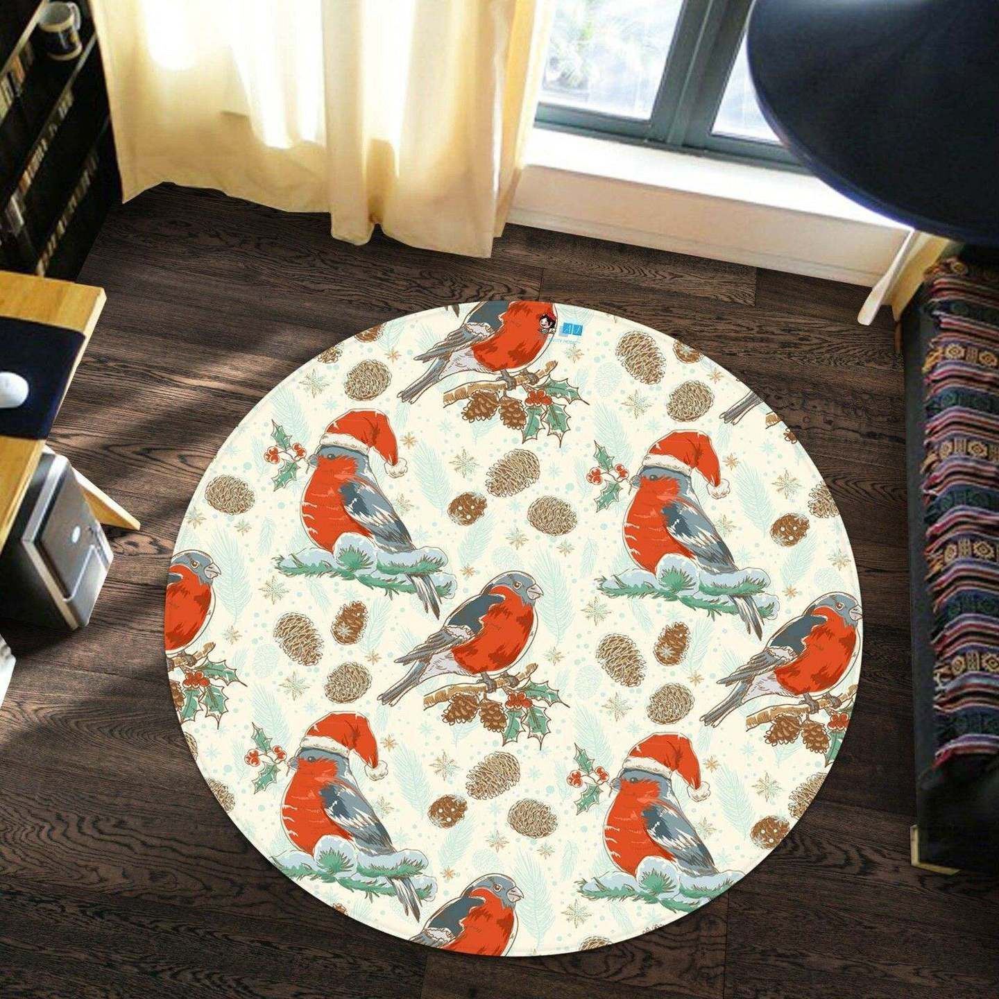 Cardinal Round Carpet