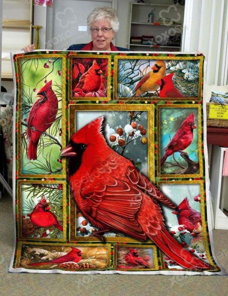 Cardinal Fleece Blanket