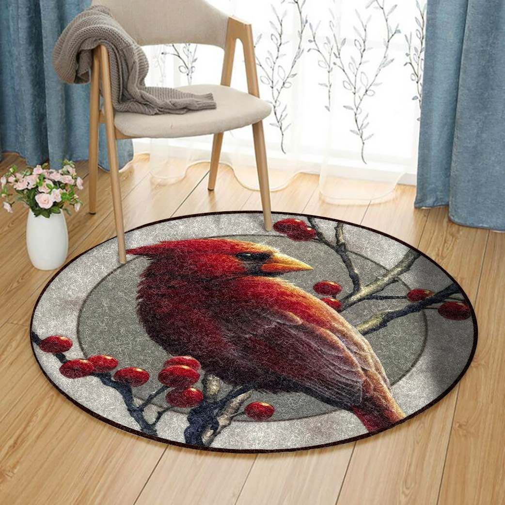 Cardinal Round Carpet