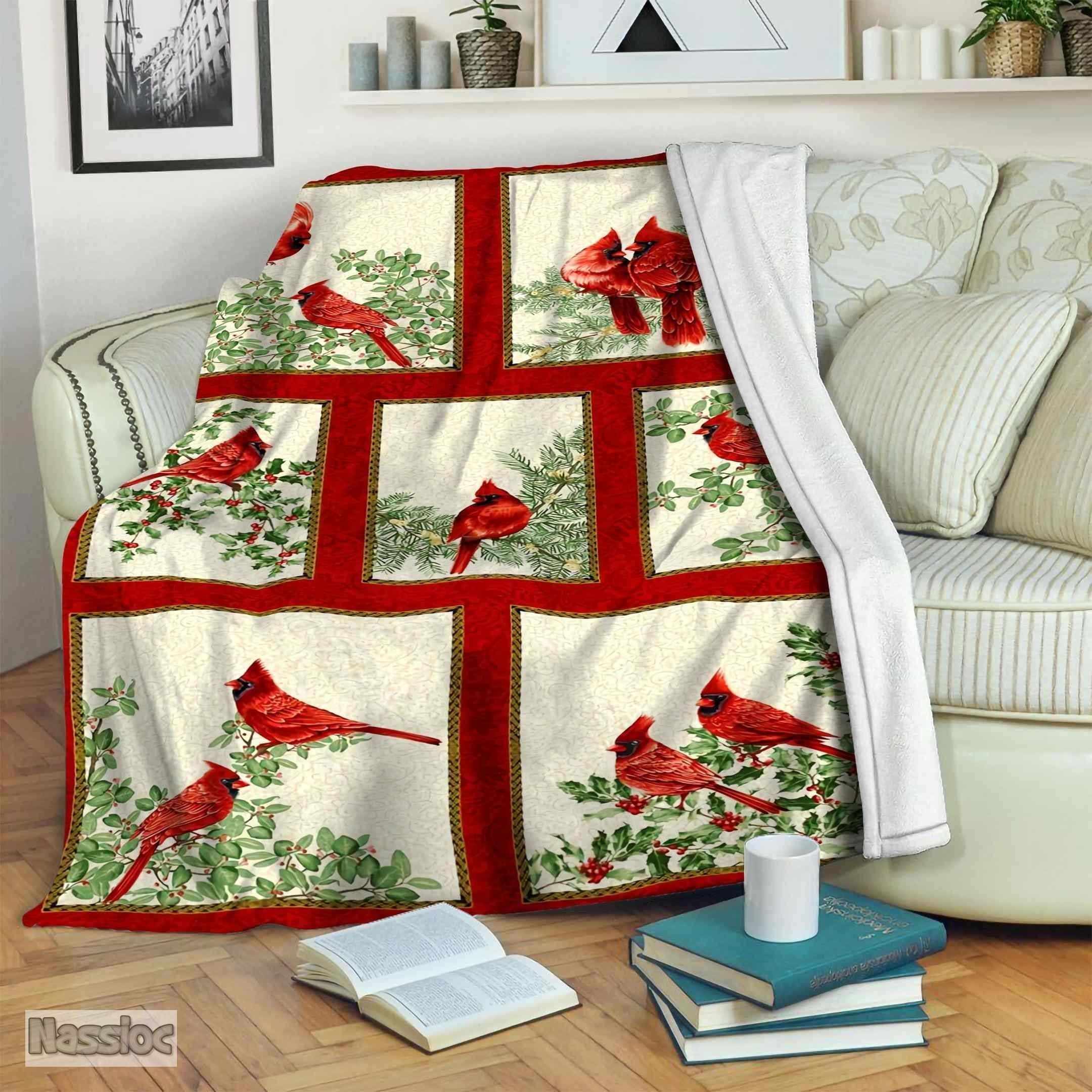 Cardinal Fleece Blanket
