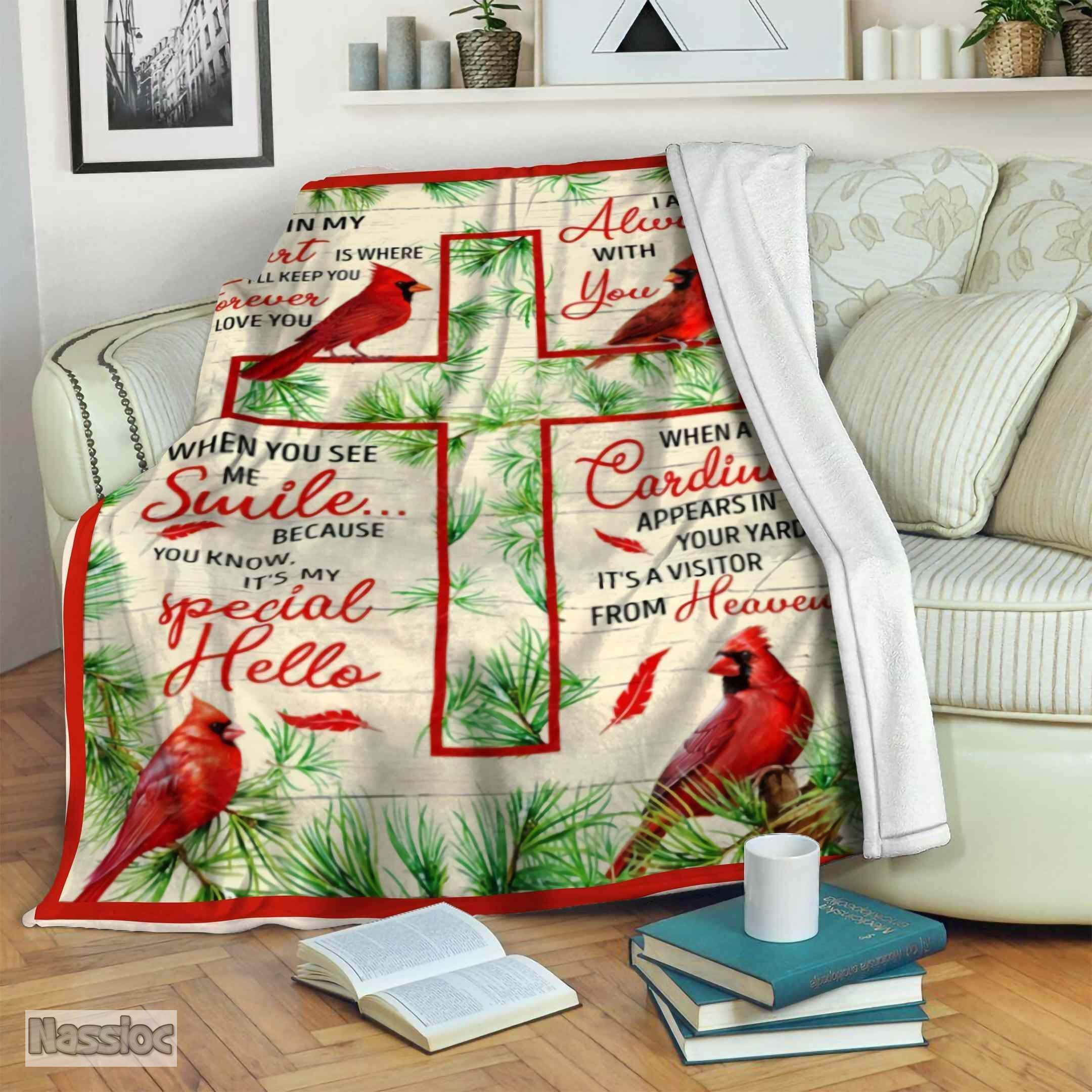 Cardinal Fleece Blanket