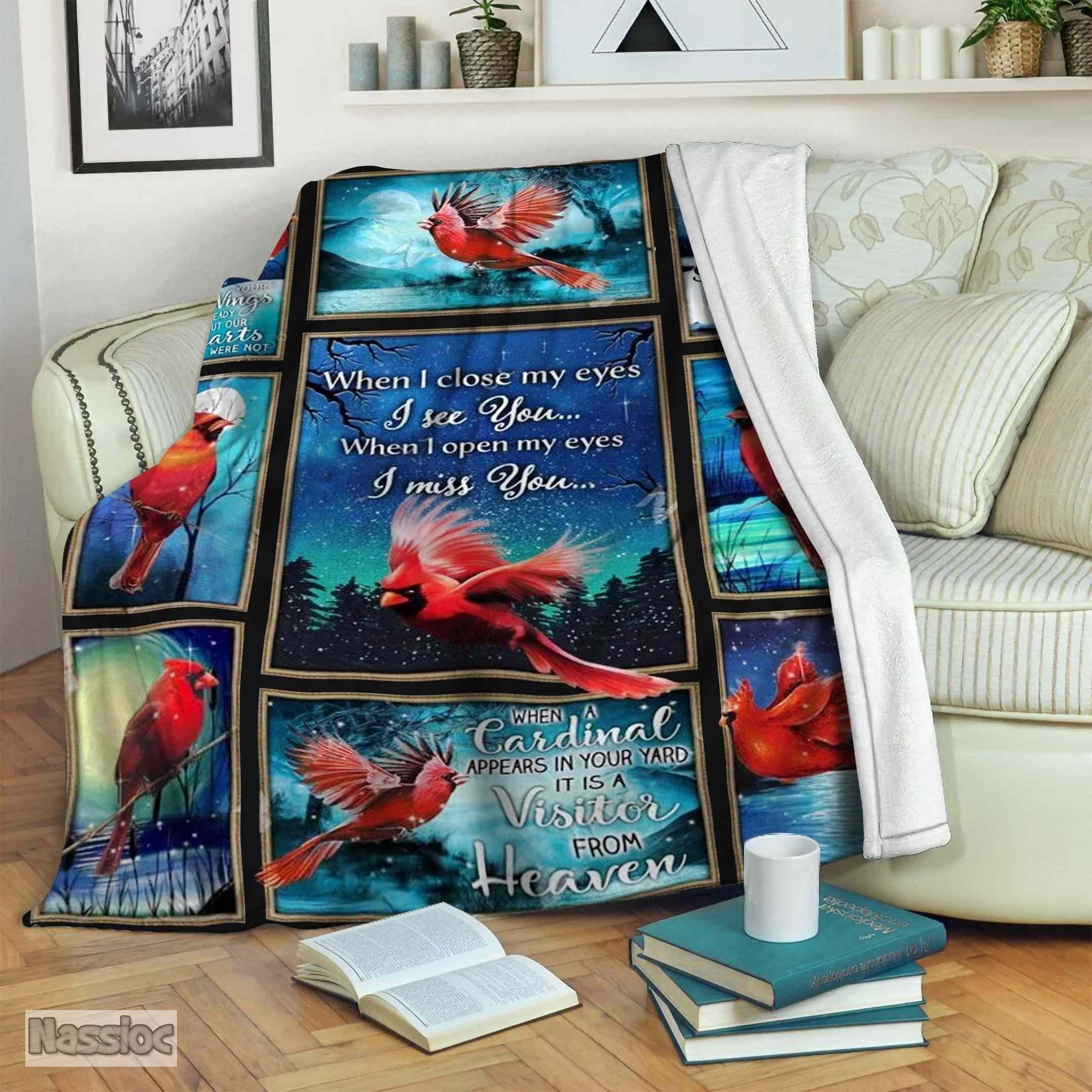Cardinal Fleece Blanket