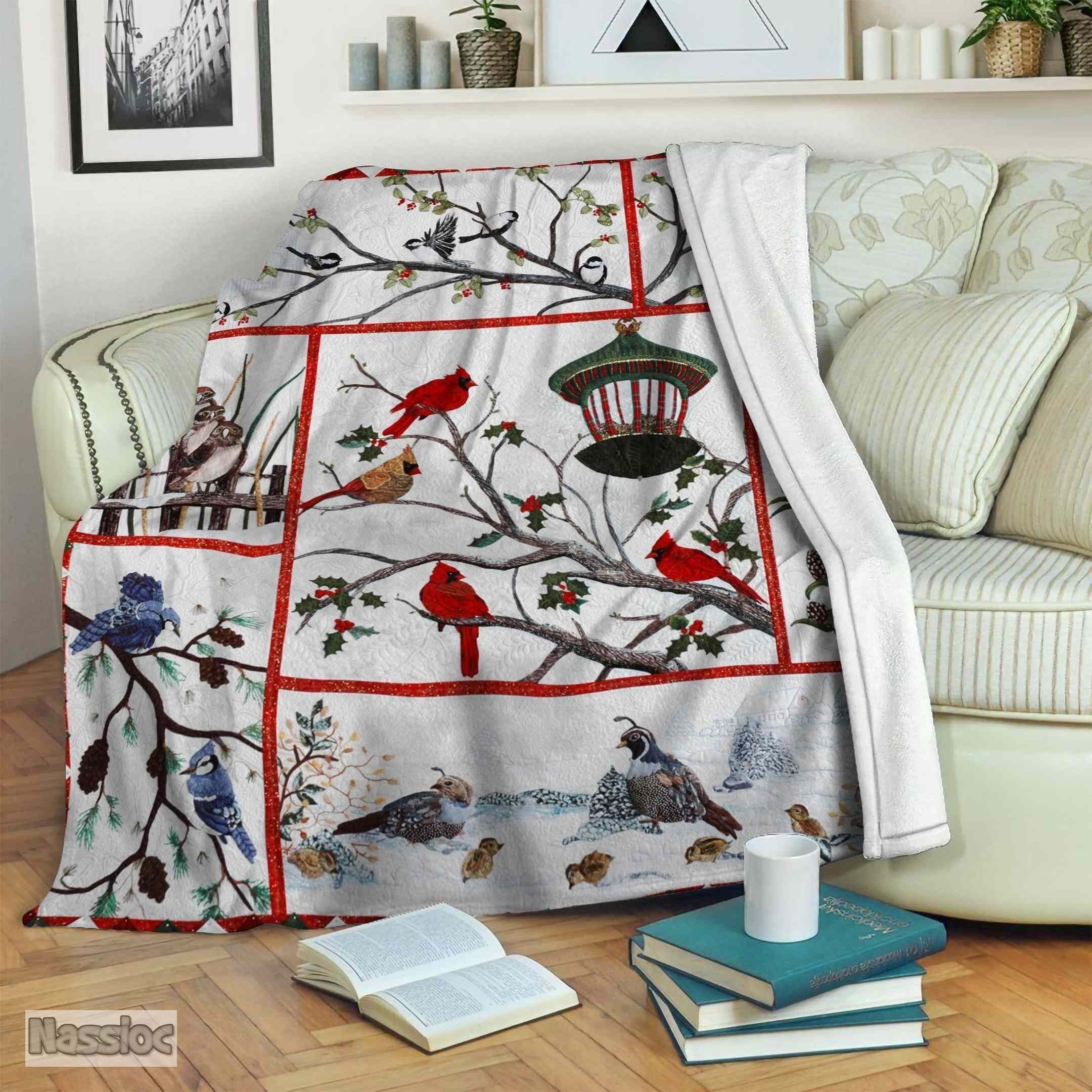 Cardinal Fleece Blanket