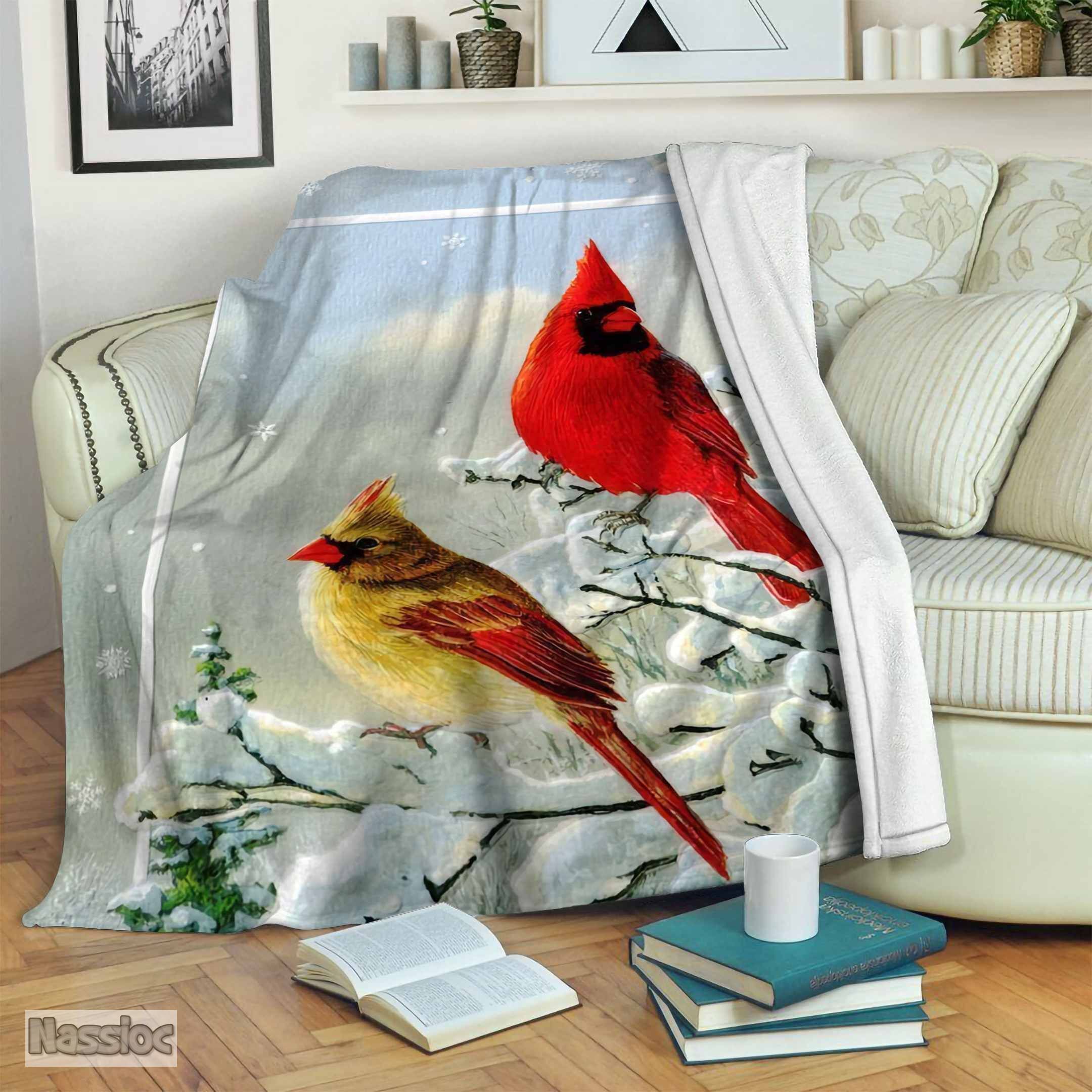 Cardinal Fleece Blanket