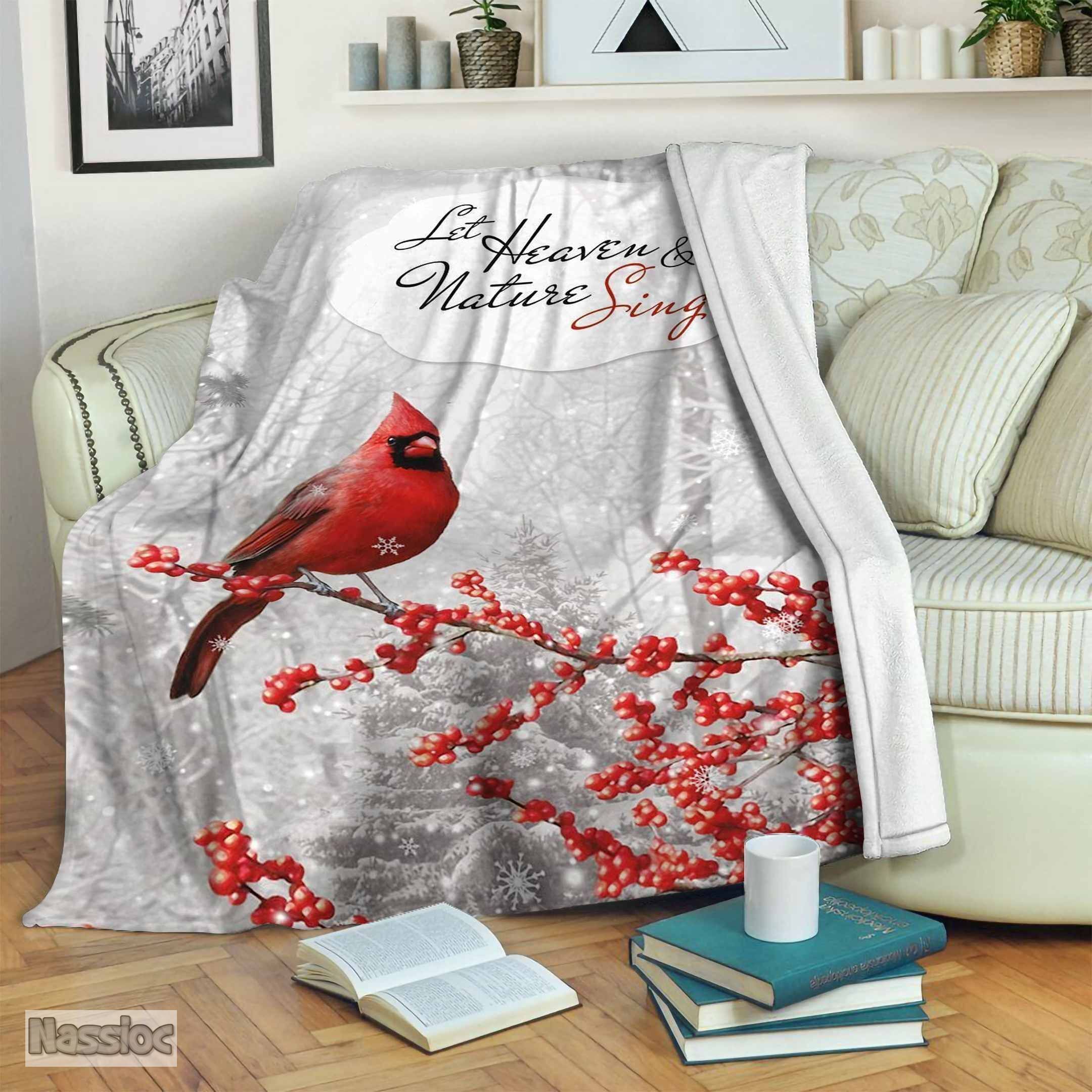 Cardinal Fleece Blanket