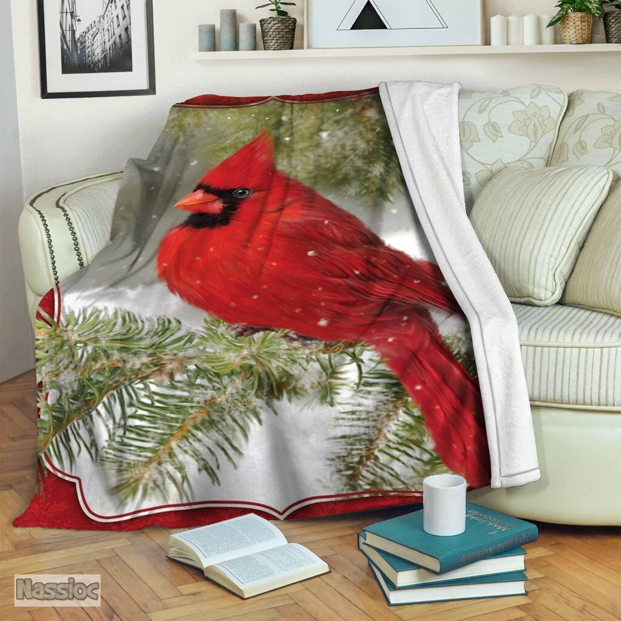 Cardinal Fleece Blanket