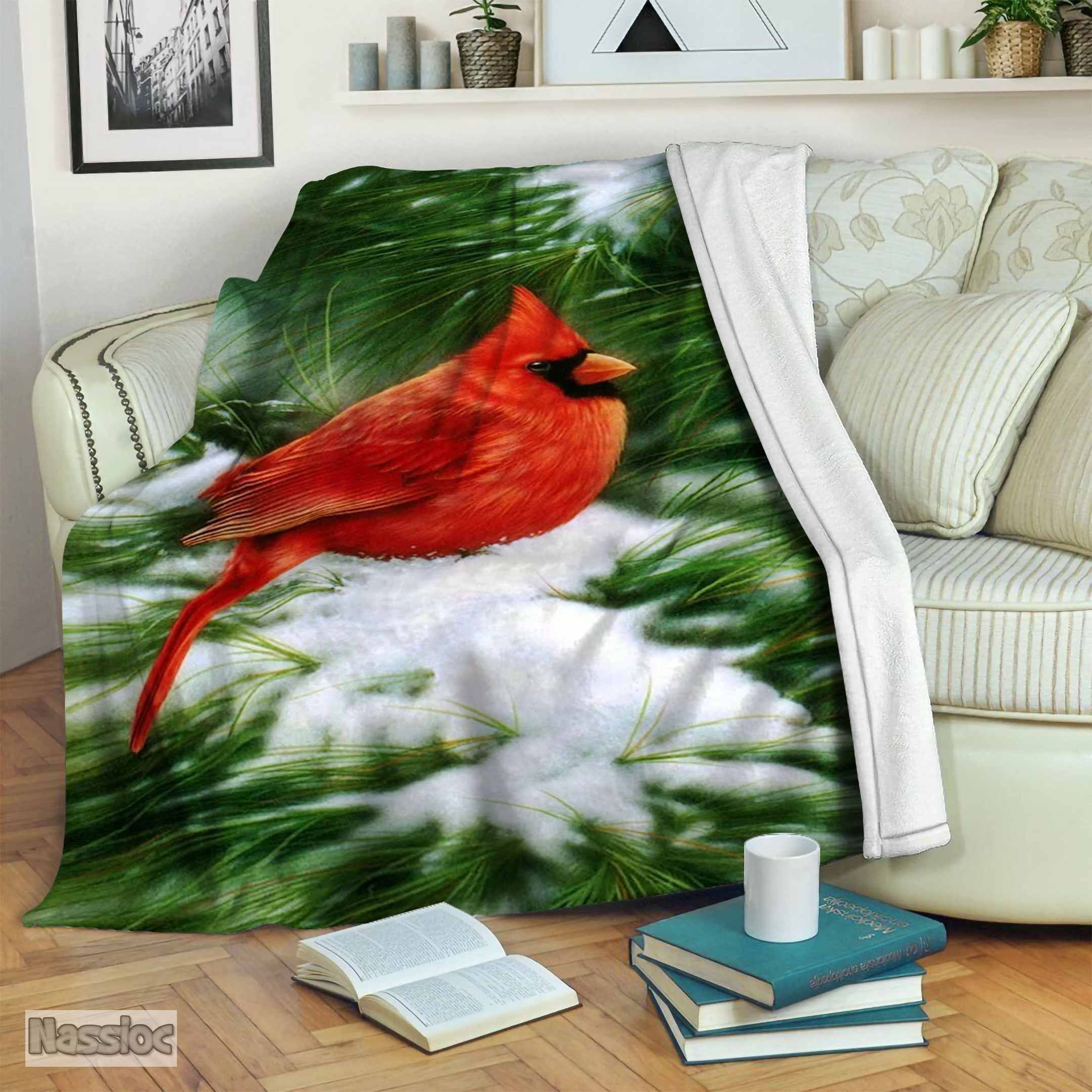 Cardinal Fleece Blanket