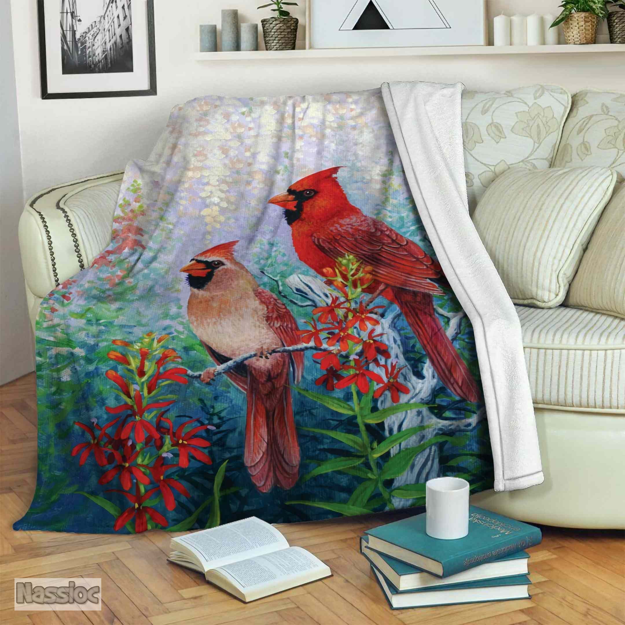 Cardinal Fleece Blanket