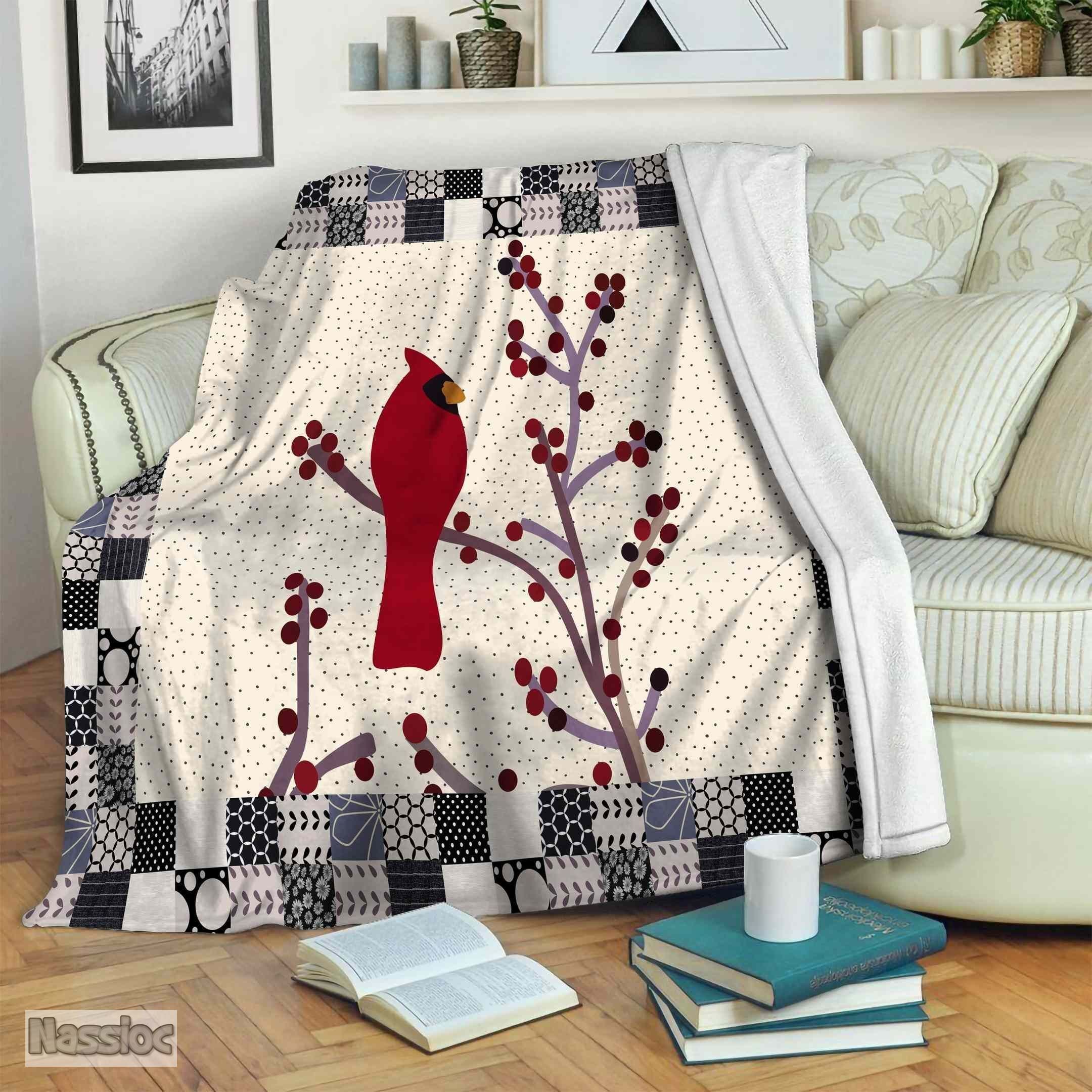 Cardinal Fleece Blanket
