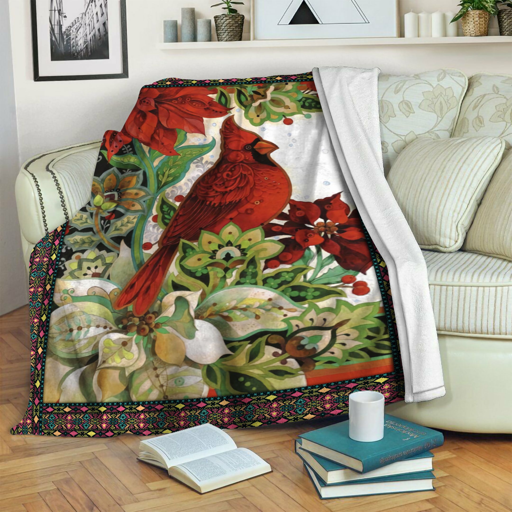 Cardinal Fleece Blanket
