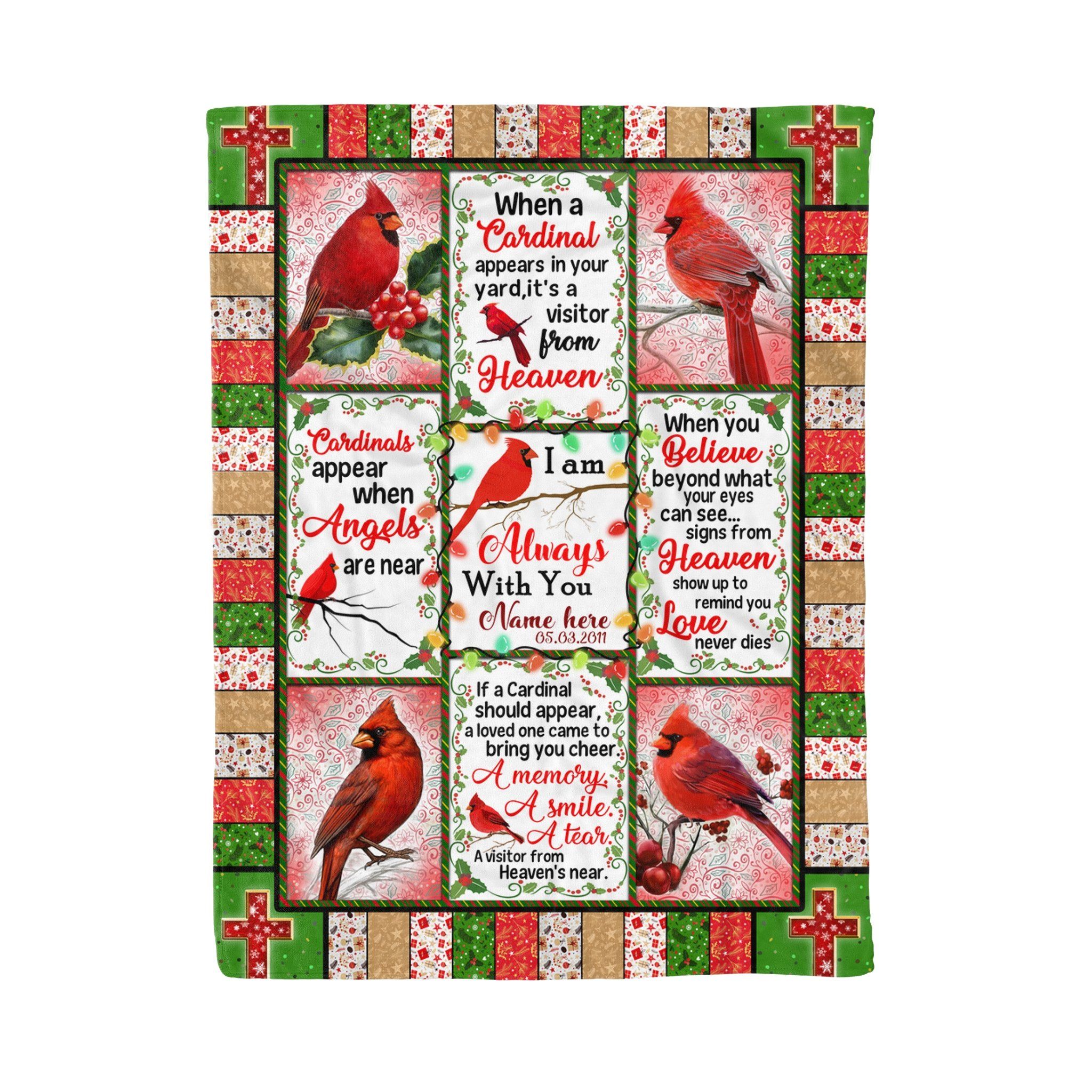 Cardinal Fleece Blanket