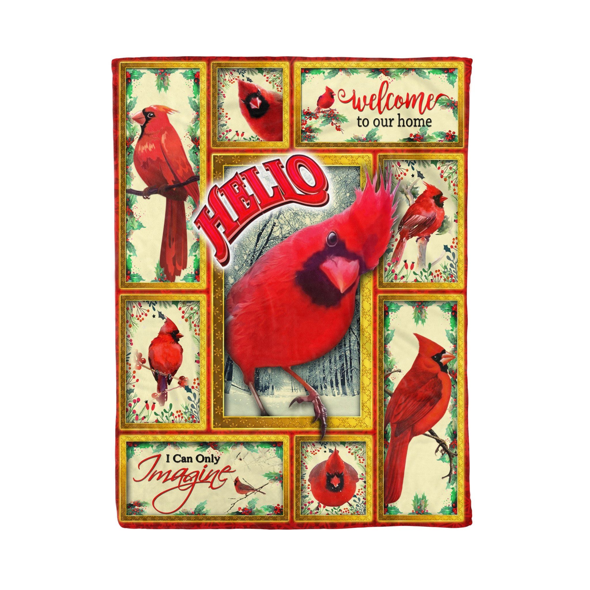 Cardinal Fleece Blanket