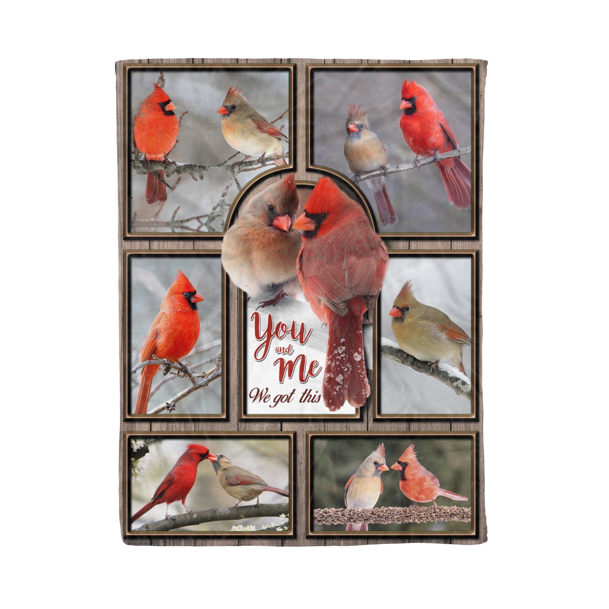 Cardinal Fleece Blanket