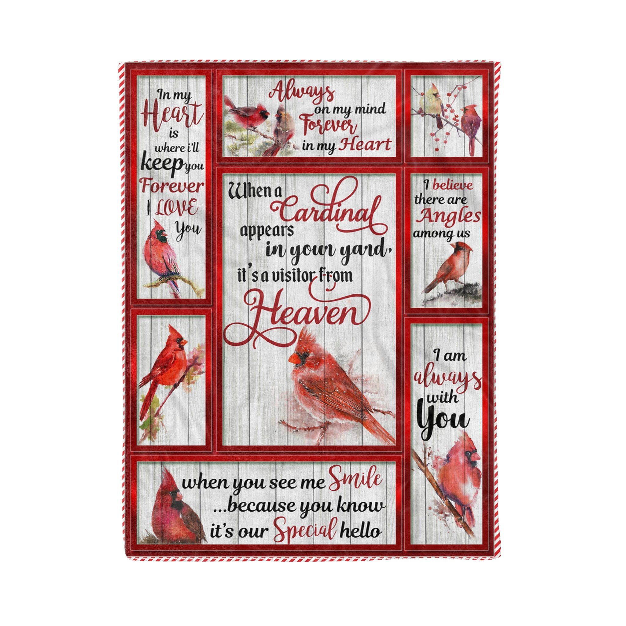 Cardinal Fleece Blanket