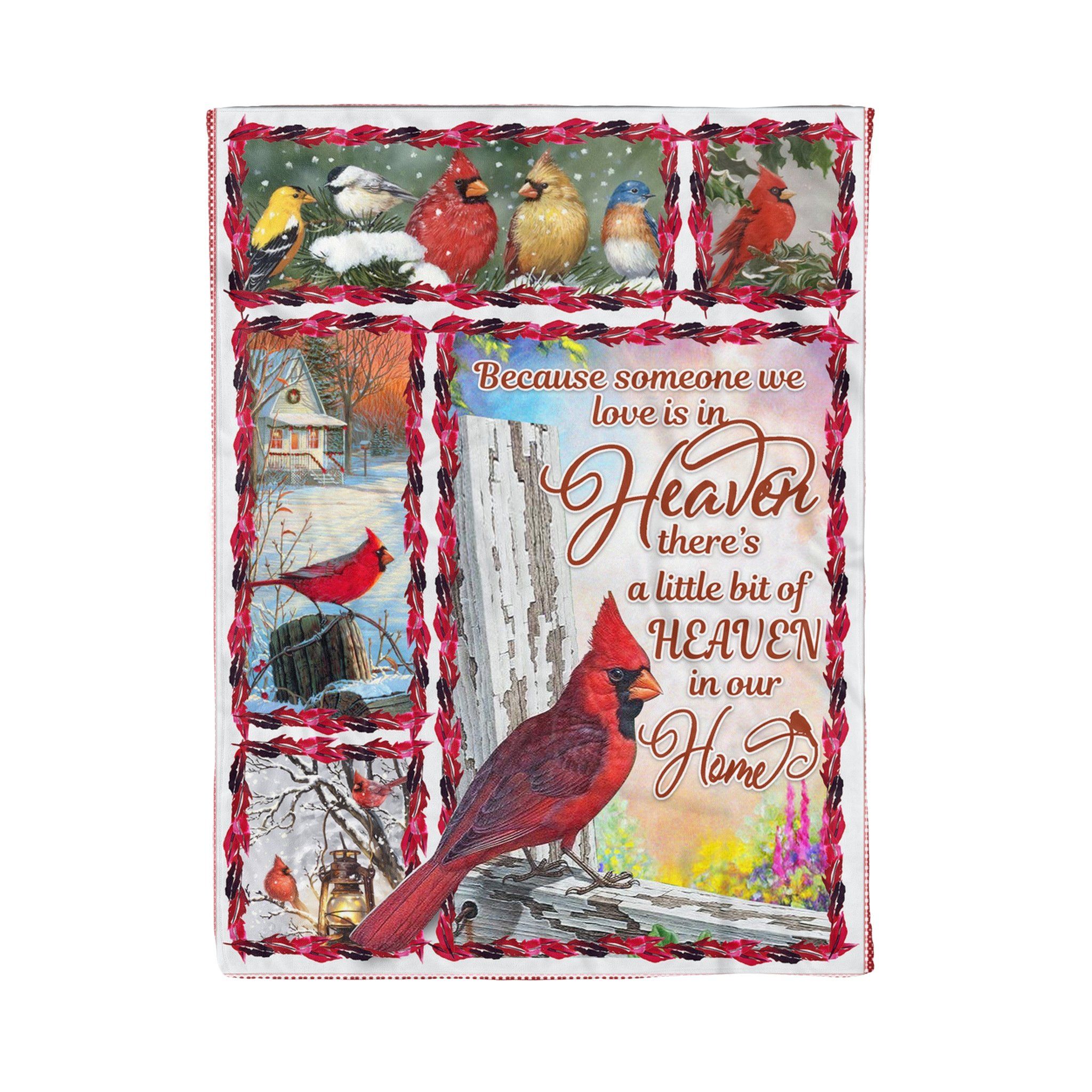 Cardinal Fleece Blanket