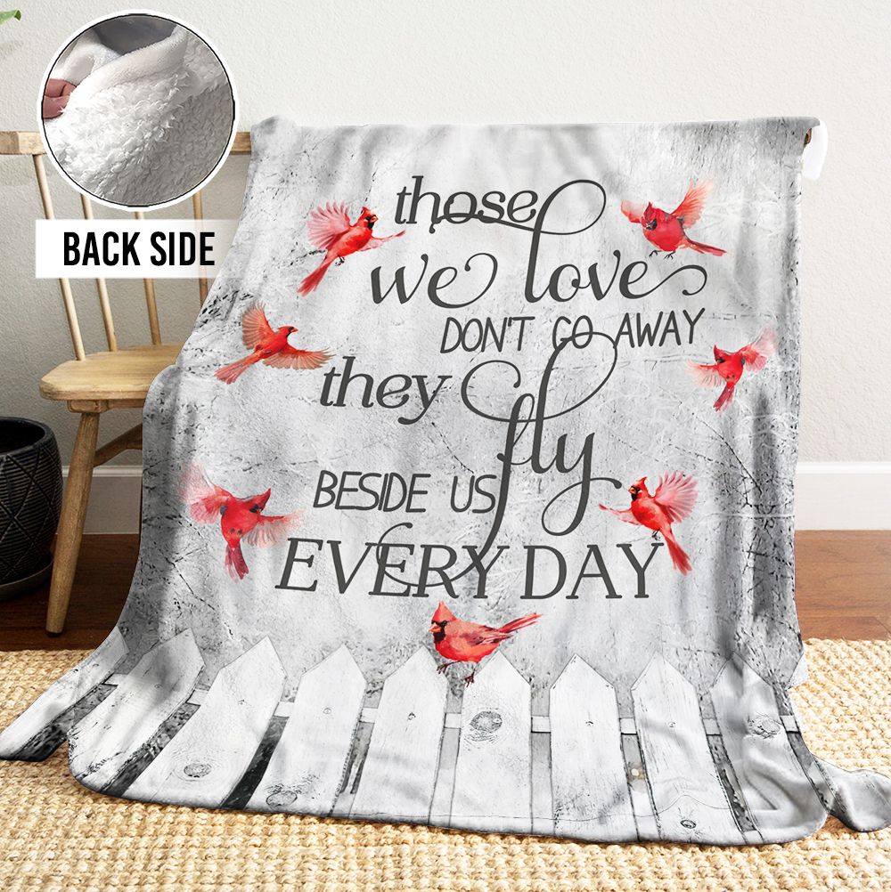 Cardinal Sherpa Fleece Blanket