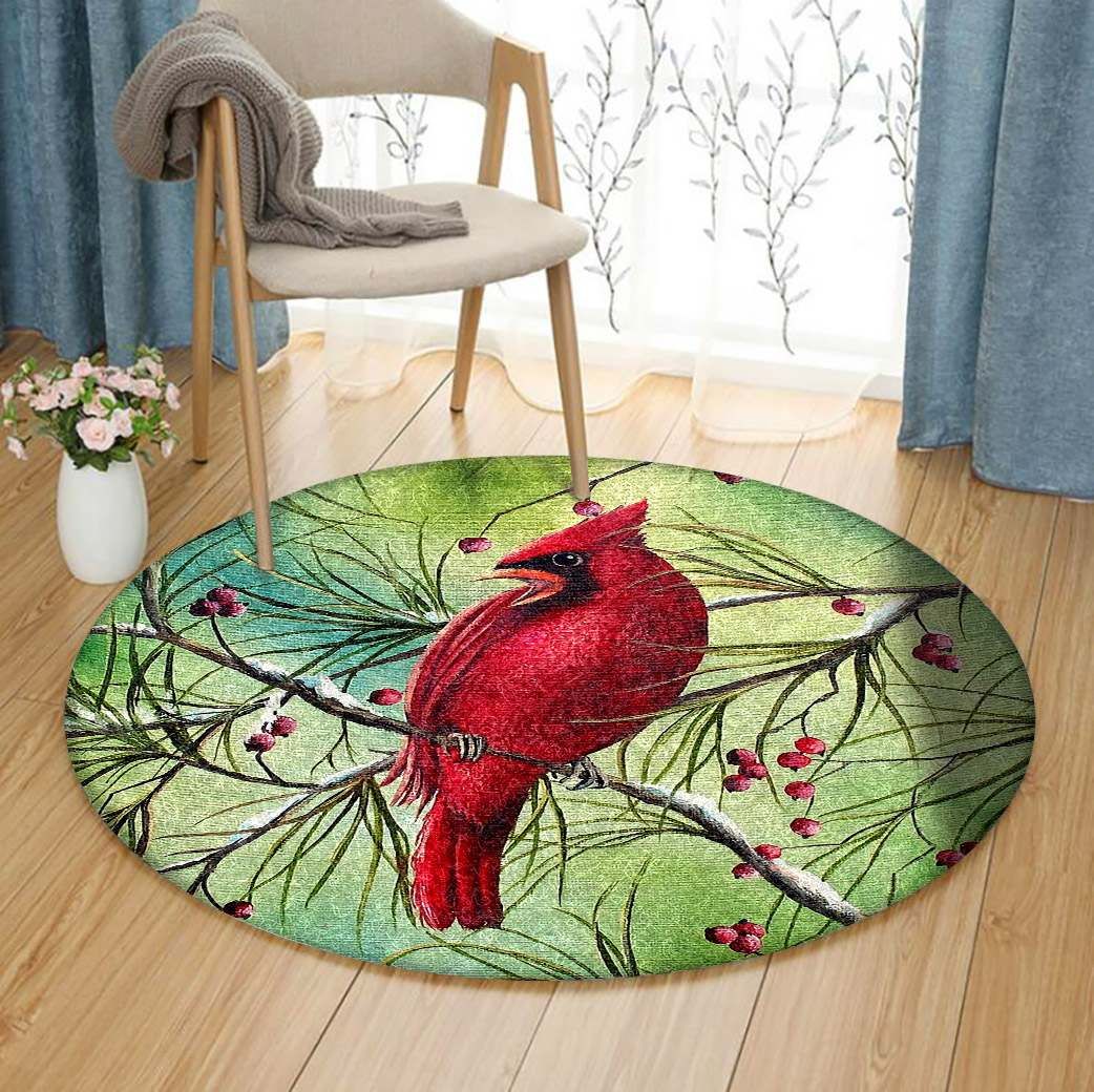 Cardinal Round Carpet