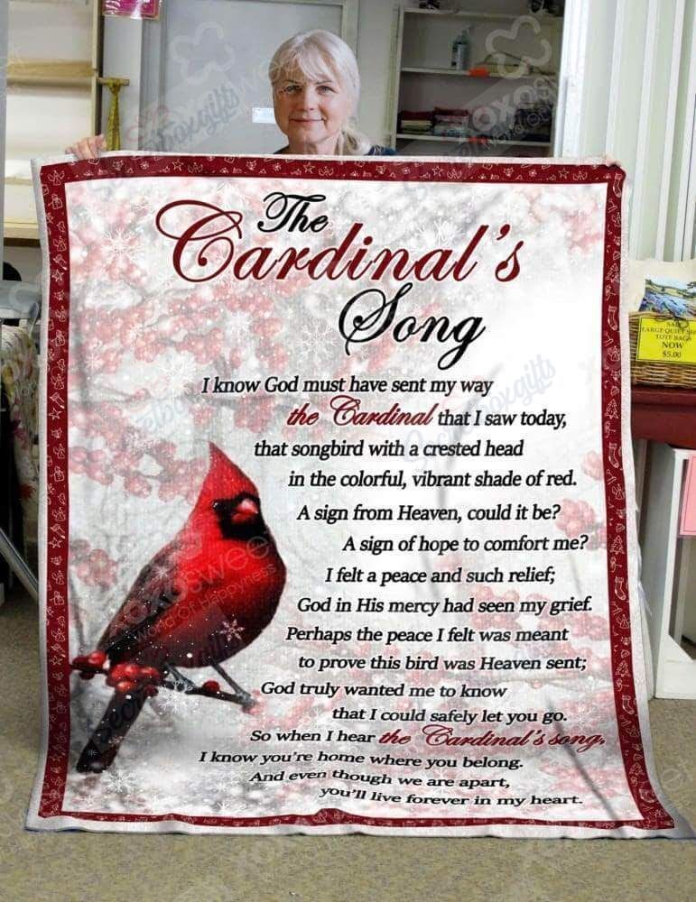 Cardinal Song Fleece Blanket