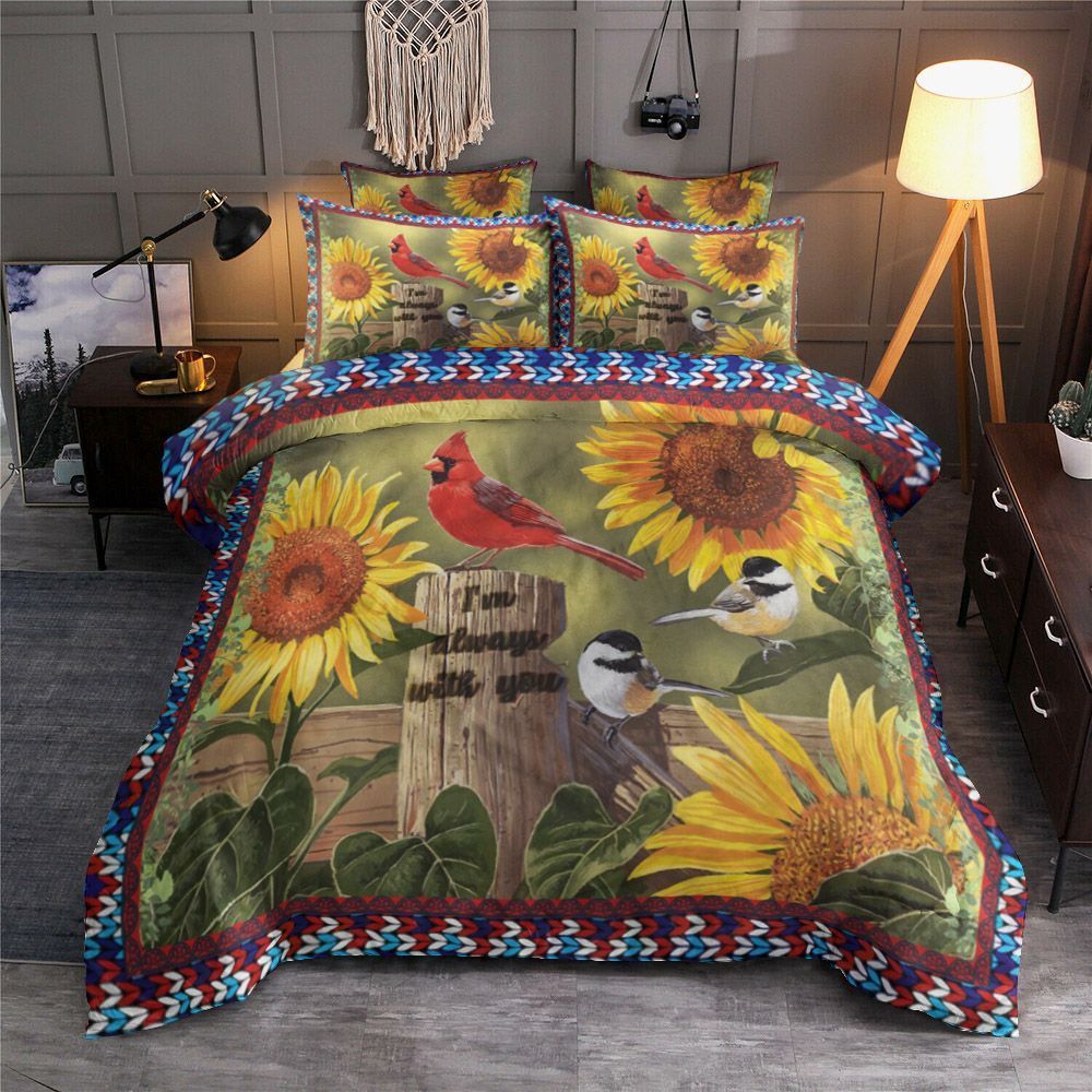 Cardinal Sunflower Bedding Set