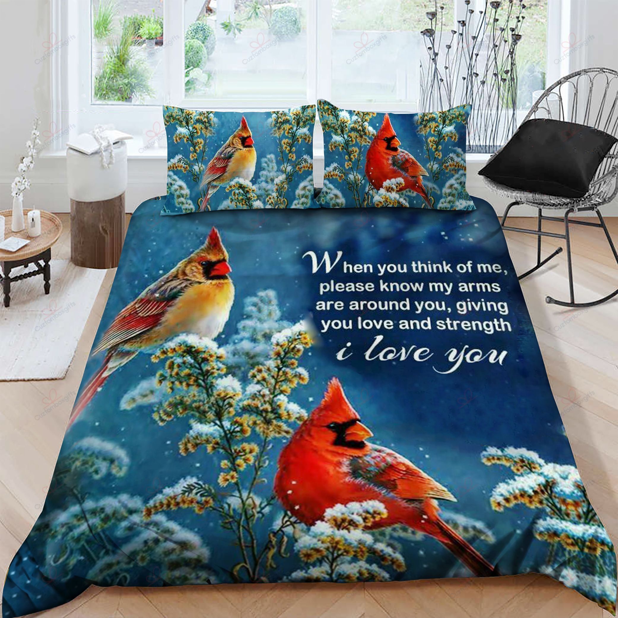 Cardinal Bedding Set